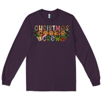Plum christmas cookie crew Long Sleeve Tee - CowhideDigitalArt