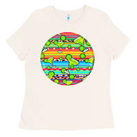 Bone hispanic heritage month round earrings 3 Ladies Tee - BundleAndBundleShop