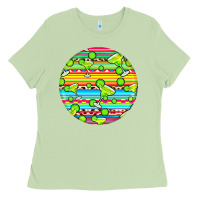 Matcha hispanic heritage month round earrings 3 Ladies Tee - BundleAndBundleShop