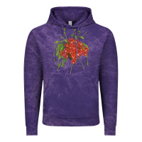 Cloud Purple Red Orchid Cactus Vintage Hoodie - LillyAllenDesigns