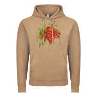 Vintage Coffee Red Orchid Cactus Vintage Hoodie - LillyAllenDesigns