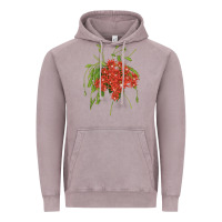 Vintage Zinc Red Orchid Cactus Vintage Hoodie - LillyAllenDesigns