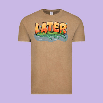 Later Vintage Tee Designed By Cowhidedigitalart