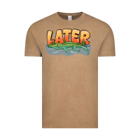 Vintage Coffee Later Vintage Tee - CowhideDigitalArt