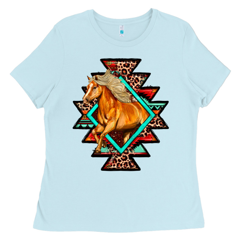 Aztec Symbol With Horse Ladies Tee by FaDigitalArtStudio | Teevron