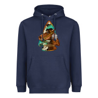 Navy horse arrowhead Heavyweight Hoodie - Jasminsmagicworld