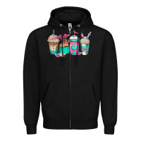 Black cna nurse coffee cups Zipper Hoodie - Jasminsmagicworld