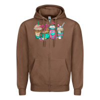 Chestnut cna nurse coffee cups Zipper Hoodie - Jasminsmagicworld