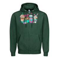 Sports Green cna nurse coffee cups Zipper Hoodie - Jasminsmagicworld