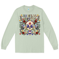 Matcha dia de los muertos Long Sleeve Tee - CowhideDigitalArt
