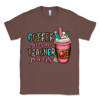 Chestnut coffee gives me teacher powers Classic Tee - OliviaCreatesArt