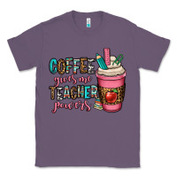 Lavender coffee gives me teacher powers Classic Tee - OliviaCreatesArt