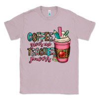Lilac coffee gives me teacher powers Classic Tee - OliviaCreatesArt