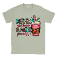 Matcha coffee gives me teacher powers Classic Tee - OliviaCreatesArt