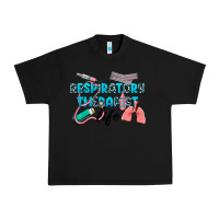 Black Western Respiratory Therapist Life Urban Heavy Tee - LillyAllenDesigns