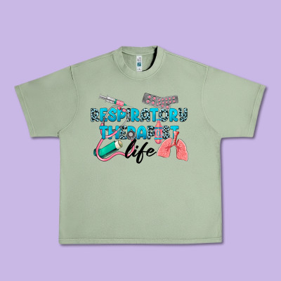 Western Respiratory Therapist Life Urban Heavy Tee Designed By Lillyallendesigns