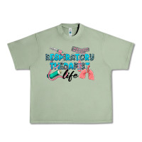 Oil Green Western Respiratory Therapist Life Urban Heavy Tee - LillyAllenDesigns