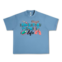 Pebble Blue Western Respiratory Therapist Life Urban Heavy Tee - LillyAllenDesigns