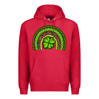 Cardinal St. Patrick's Day Shamrock Rainbow Premium Hoodie - Artiststas