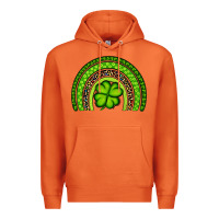 Carrot St. Patrick's Day Shamrock Rainbow Premium Hoodie - Artiststas