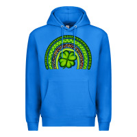 True Royal St. Patrick's Day Shamrock Rainbow Premium Hoodie - Artiststas
