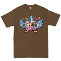 Cacao American babe Premium Tee - FaDigitalArtStudio