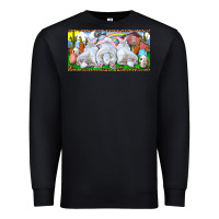 Black Easter Bunnies Premium Sweatshirt - RanaPortraitStore