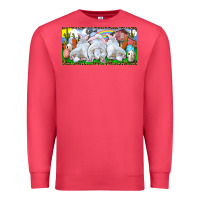 Cardinal Easter Bunnies Premium Sweatshirt - RanaPortraitStore