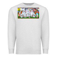 Oatmeal Heather Easter Bunnies Premium Sweatshirt - RanaPortraitStore