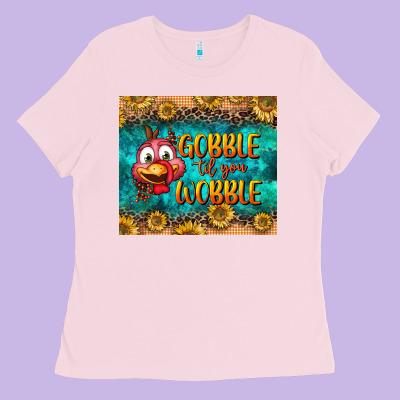 Gooble Til You Wobble Tumbler Ladies Tee Designed By Bundleandbundleshop