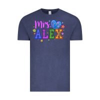 Vintage Denim mrs Vintage Tee - CowhideDigitalArt