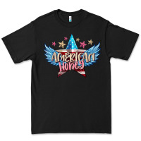 Black American honey 4th of july Premium Tee - FaDigitalArtStudio