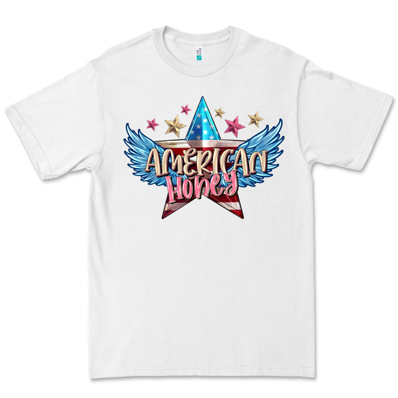 American Honey 4th Of July Premium Tee by FaDigitalArtStudio | Teevron