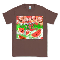 Chestnut Watermelon and coconut summer 20oz skinny tumbler Classic Tee - FaDigitalArtStudio