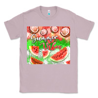 Lilac Watermelon and coconut summer 20oz skinny tumbler Classic Tee - FaDigitalArtStudio
