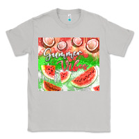 Moon Dust Watermelon and coconut summer 20oz skinny tumbler Classic Tee - FaDigitalArtStudio