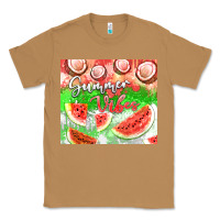 Toasted Coconut Watermelon and coconut summer 20oz skinny tumbler Classic Tee - FaDigitalArtStudio