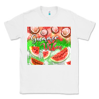 White Watermelon and coconut summer 20oz skinny tumbler Classic Tee - FaDigitalArtStudio