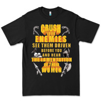 Black crushs your enemies merch Premium Tee - baoMotion