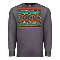 Charcoal Heather turquoise gemstone western Premium Sweatshirt - Jasminsmagicworld