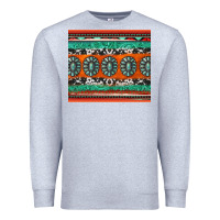 Heather Grey turquoise gemstone western Premium Sweatshirt - Jasminsmagicworld