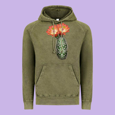 King Cup Cactus Vintage Hoodie Designed By Lillyallendesigns