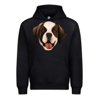 Black st bernard Urban Hoodie - Jasminsmagicworld