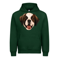 Forest Green st bernard Urban Hoodie - Jasminsmagicworld