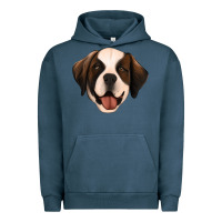 Pigment Midnight Navy st bernard Urban Hoodie - Jasminsmagicworld