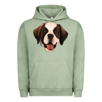 Pigment Oil Green st bernard Urban Hoodie - Jasminsmagicworld