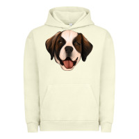 Pigment Pistachio st bernard Urban Hoodie - Jasminsmagicworld