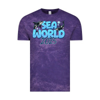 Cloud Purple Sea World 2025 Vintage Tee - CowhideDigitalArt