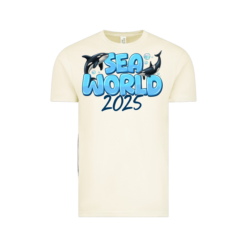 Sea World 2025 Vintage Tee by CowhideDigitalArt | Teevron