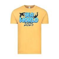 Vintage Mustard Sea World 2025 Vintage Tee - CowhideDigitalArt